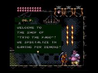 une photo d'Ã©cran de Demon s Crest sur Nintendo Super Nes